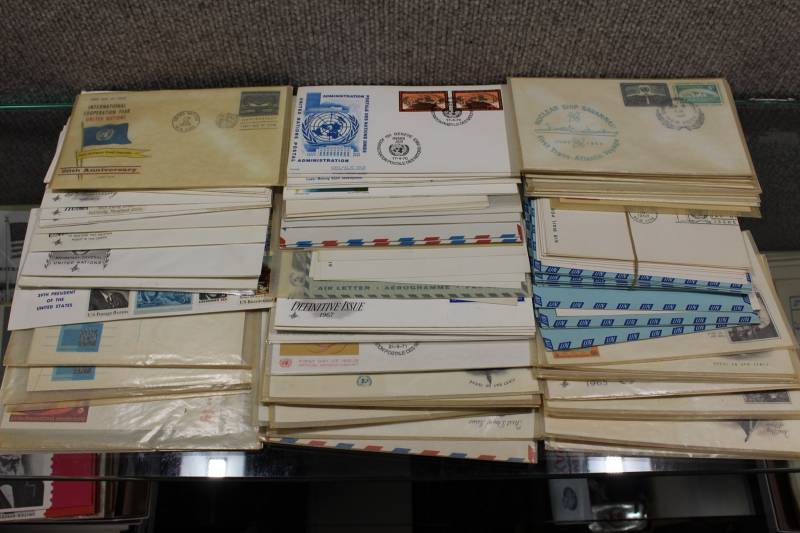 lot 2376 image: Lot of Vintage First Day Issue Stamps from 1963-77