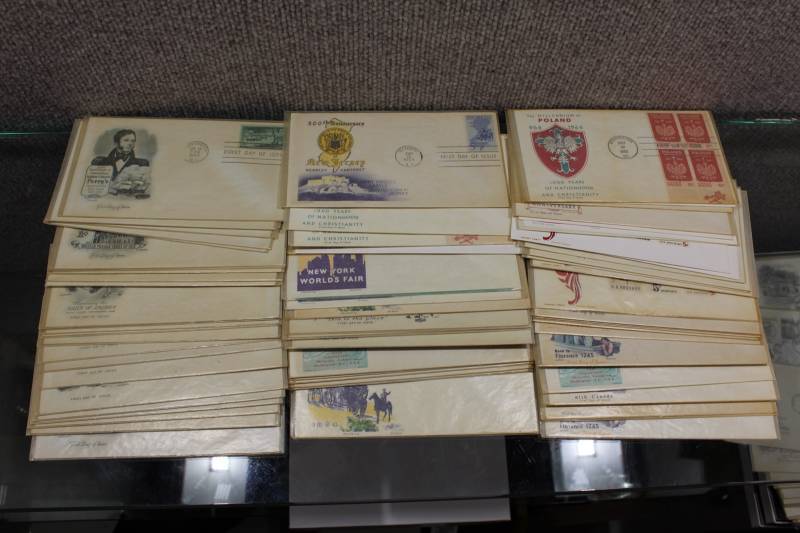 lot 2387 image: Lot of Vintage First Day Issue Stamps from 1947-66