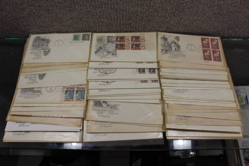 lot 2388 image: Lot of Vintage First Day Issue Stamps from 1965-66