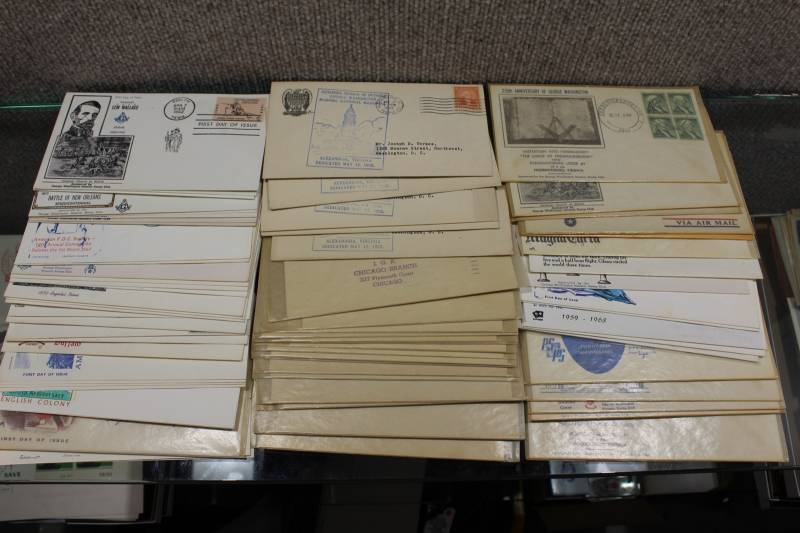lot 2380 image: Lot of Vintage First Day Issue Stamps from 1937-70