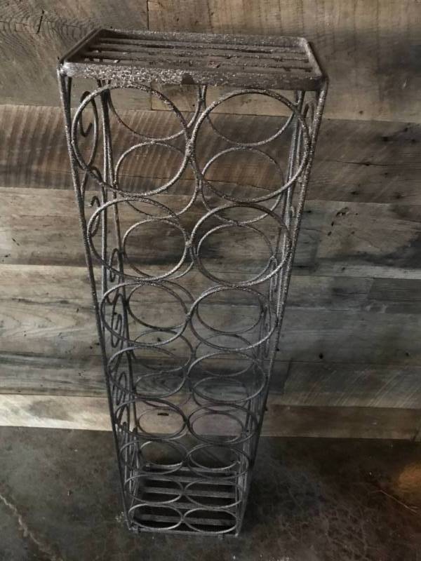 lot 1111 image: Metal Wine Rack