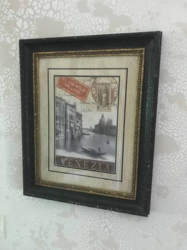 lot 1136 image: Framed Wall Decor-Venezia