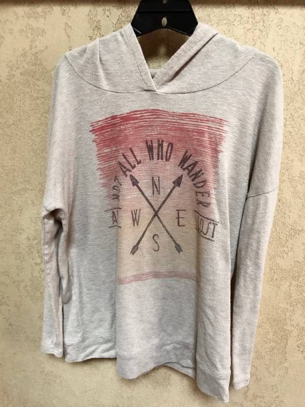 lot 1149 image: Hooded Long Sleeve Waffle Shirt--Wander