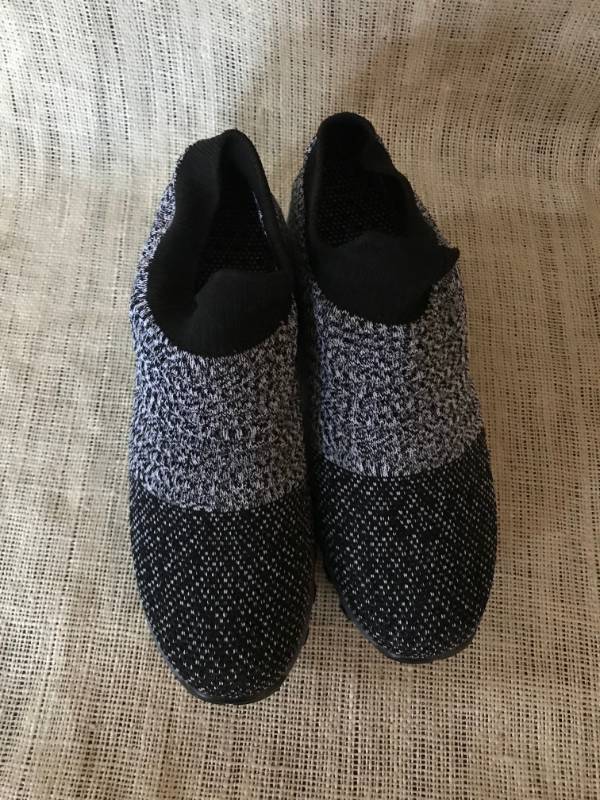 lot 1182 image: Black and White Slip on Shoes--all about comfort