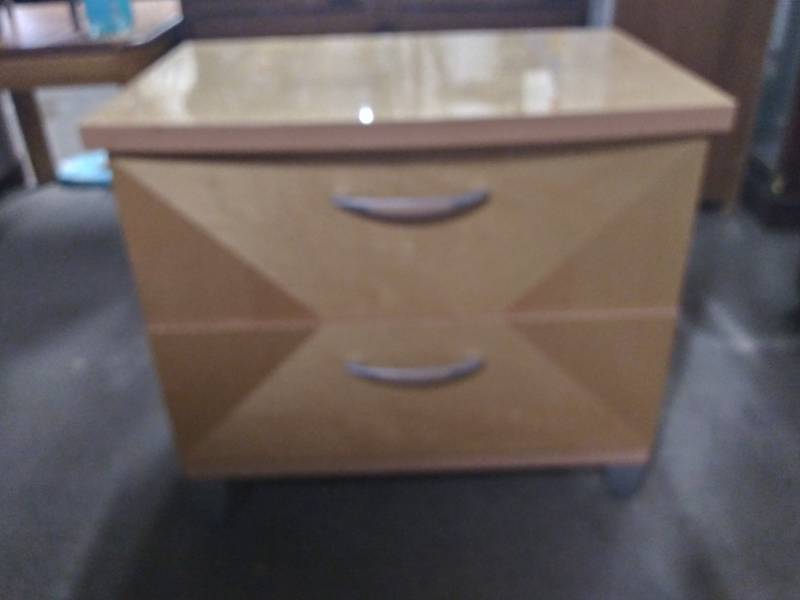 lot 5052 image: ALF Group Design Modern 2 Drawer Night Stand