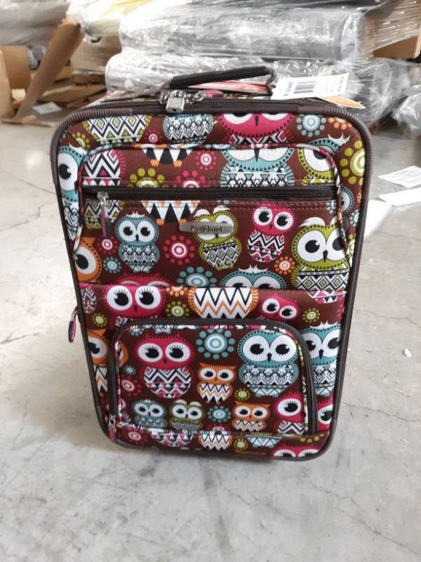 rockland owl luggage set