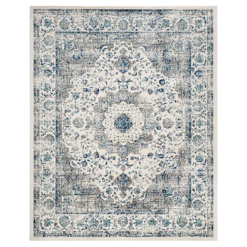 lot 16731 image: GrayIvory Abstract Loomed Area Rug - (67X9) - Safavieh, GreyIvory