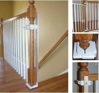 lot 16757 image: No Hole Stairway Baby Gate Mounting Kit By Safety Innovations