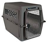 lot 16839 image: Petmate Light Gray Plastic Sky Kennel Giant Pet Carrier, 90 - 125 lb