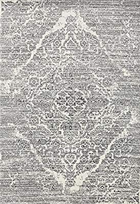 lot 17331 image: Persian Rug Distressed Silver 710 x 106 Area Rug, New