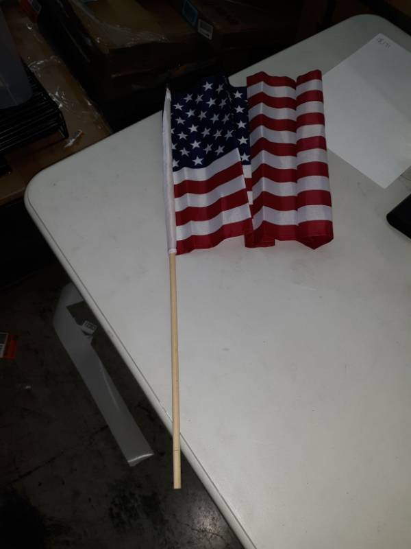 lot 18178 image: American Flag Decor Set of 2
