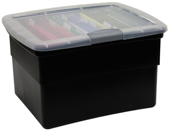 lot 18206 image: United Comb And Novelty OF0046 Snap & Lock File Box - Pack of 6