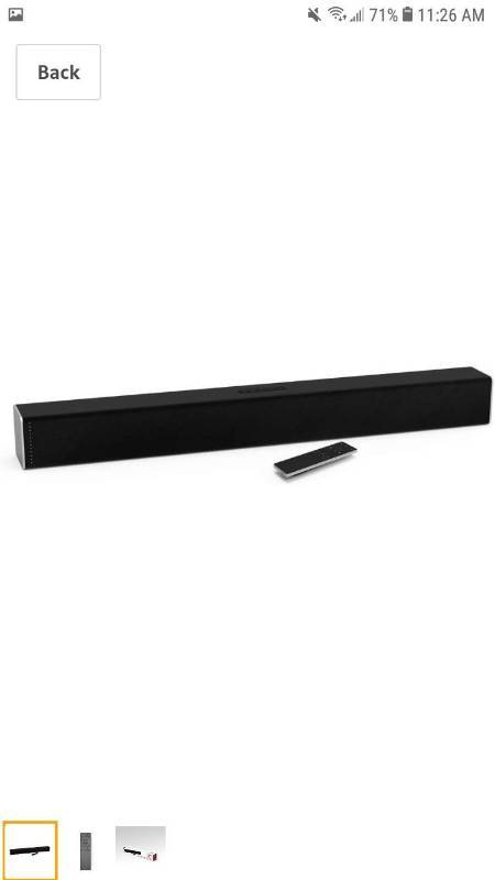 lot 18211 image: Vizio Soundbar 29