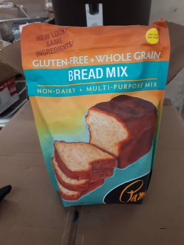lot 18218 image: Pamelas Products Amazing Wheat Free & Gluten-free Bread Mix, 4-Pound Bags (Pack of 3)