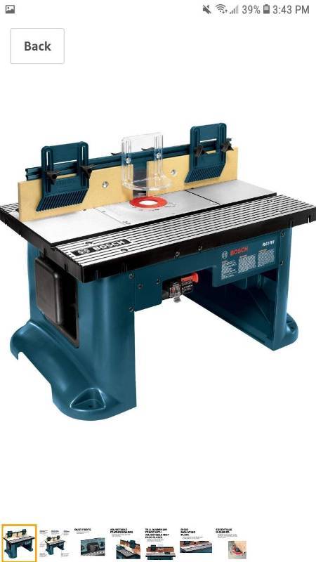 lot 18234 image: Bosch Benchtop Router Table RA1181