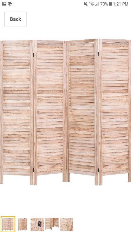 lot 18254 image: Rose Home Fashion 4 Panel Dividers