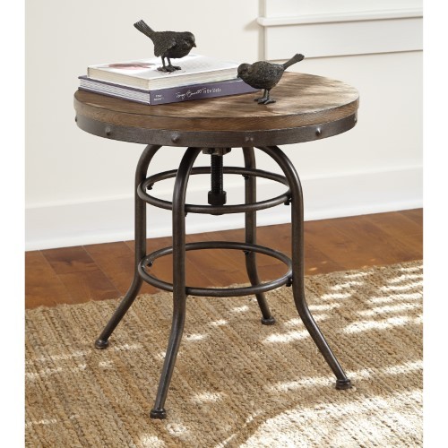 lot 16902 image: End Table End Table Earthworm Gray Fawn