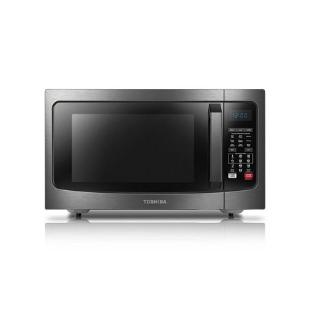 lot 16918 image: Toshiba EC042A5C-SS Microwave Oven with Convection Function Smart Sensor and LED Lighting, 1.5 cu. ft.1000W, Stainless Steel