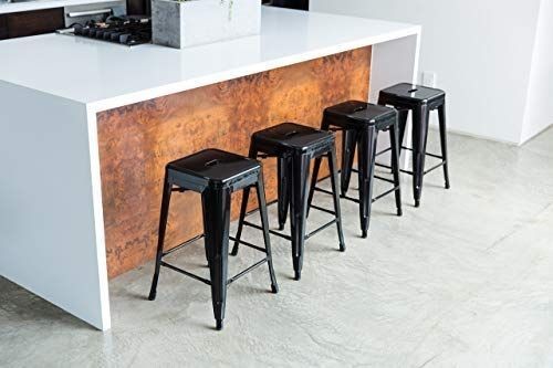 lot 17366 image: Mod Metal Stool, White