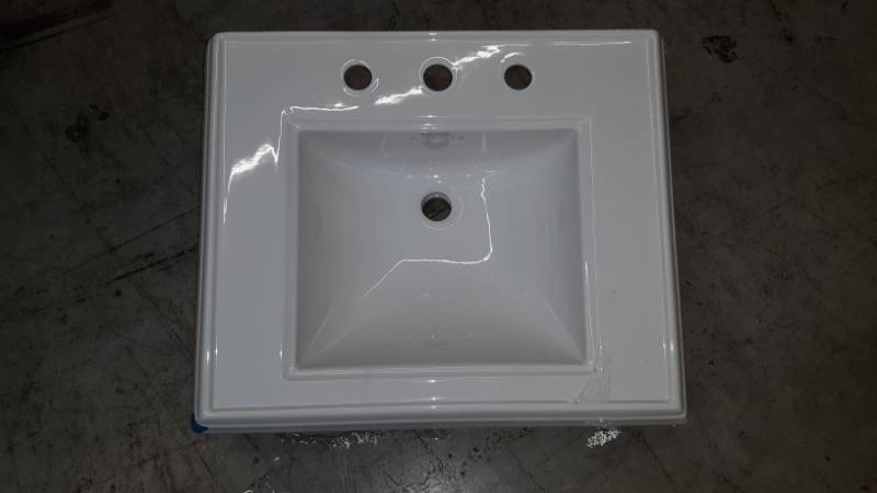 lot 17374 image: The Bold Look of Kohler Porcelain Single Sink, new