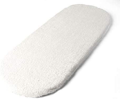 lot 17377 image: Tadpoles Minky Dot Moses Basket Memory Foam Mattress Only, New