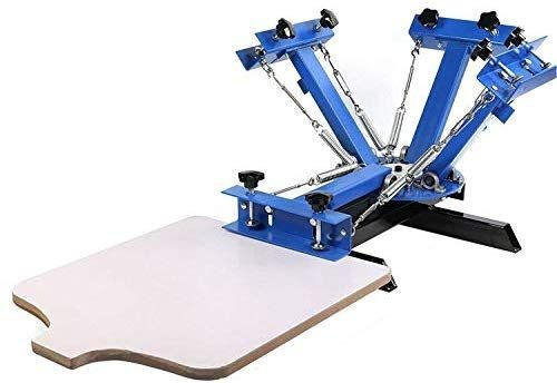 lot 17399 image: 4 Color 1 Station Screen Printing Machine