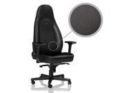 lot 17403 image: noblechairs ICON Nappa Edition Gaming Chair Black, Back Cushion Missing, Seat & Parts included