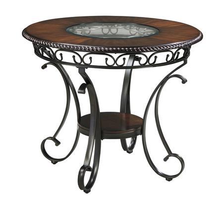 lot 17430 image: Ashley Furniture Glambrey 37  Round Counter Table in Brown