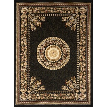 lot 18299 image: Home Dynamix Optimum Athens Area Rug, Black, 8X10.5 Ft