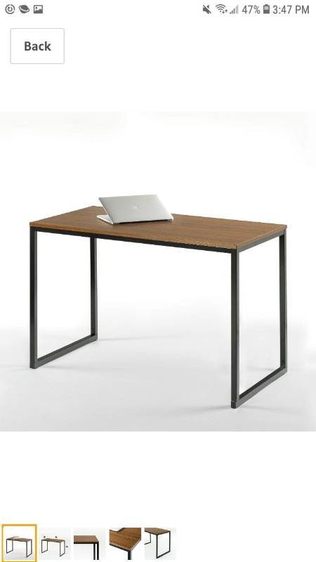 lot 18322 image: Zinus Modern Studio Collection Soho Desk  Table  Computer Table, Espresso