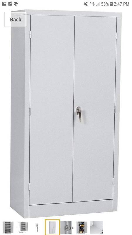 lot 18338 image: Sandusky Lee RTA7000-05 Steel Snap It Storage Cabinet