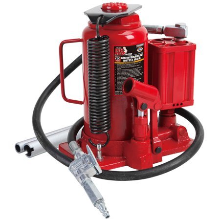 lot 17656 image: Torin T31001 20-Ton 10-716 - 20-116-Inch Steel Air Hydraulic Bottle Jack