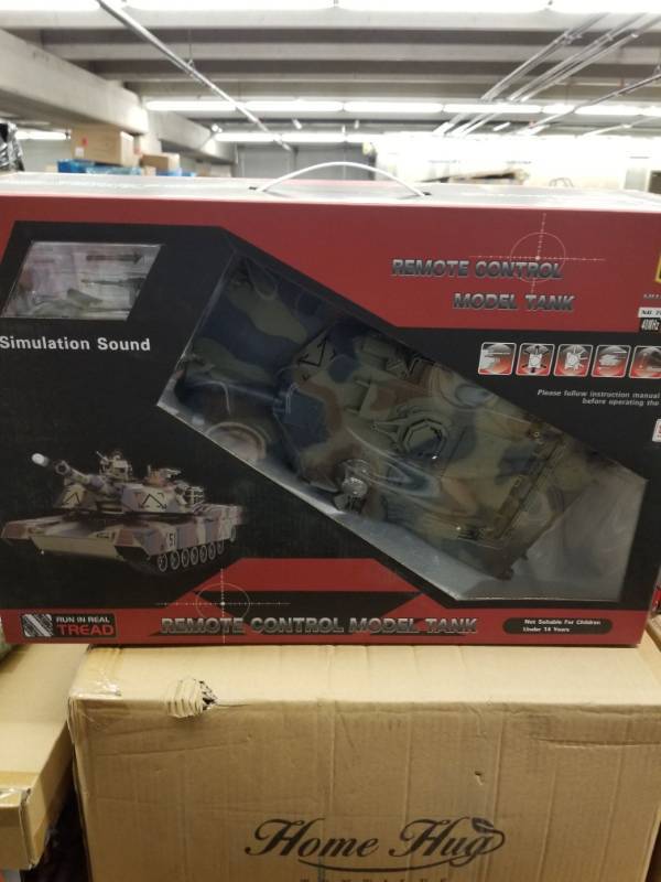 lot 17676 image: M1a2 Abrams Tank - Rc - Airsoft Bb Gun - Dark Camouflage - Usa Seller 124 -