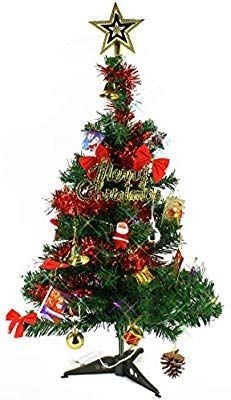 lot 17747 image: Wideskall Tabletop Christmas Tree w LED, (Additional Decorations Not Included)