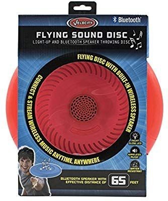 lot 17792 image: Velocity Flying Bluetooth Sound Disc, Blue