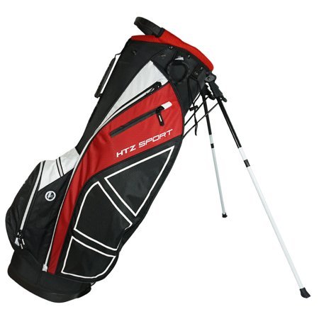 lot 17813 image: Hot-Z Golf HTZ Sport Stand Bag, RedBlack, New