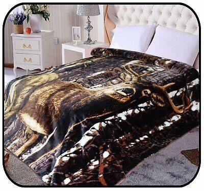 lot 17832 image: Hiyoko Superior Blanket, Deer Blanket, New, Queen