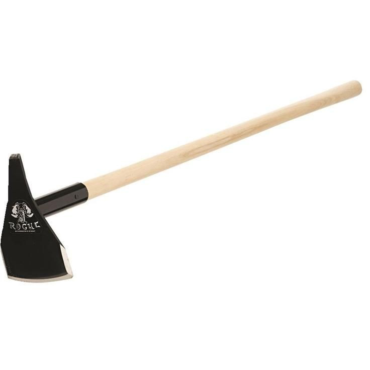 lot 17875 image: Prohoe Rogue Hoe w Triangle Head & 42  Wood Handle