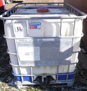 lot 6955 image: IBC Caged Tote Tank