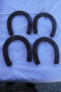 lot 6966 image: Set of 4 Horseshoes