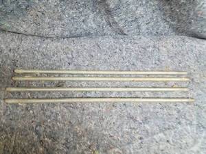 lot 14014 image: Lot of 4 Threaded Rods 12 Diamater 2 Long