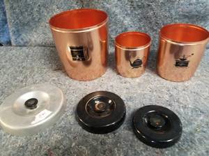 lot 14050 image: Flour, Tea, and Coffee Containers