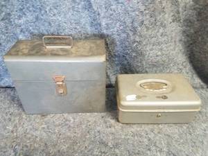 lot 14053 image: Two Metal Boxes