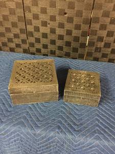 lot 1556 image: Pair of Storage Boxes
