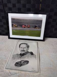 lot 1630 image: Dale Earnhardt Sr Numbered Picture