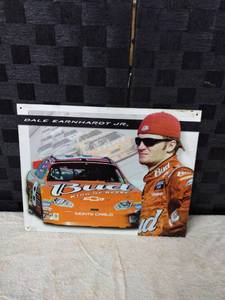 lot 1631 image: Dale Earnhardt Jr Metal Sign