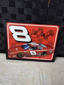 lot 1633 image: Dale Earnhardt Jr Metal Sign