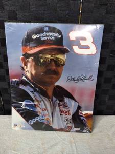 lot 1639 image: Dale Earnhardt Sr Metal Sign