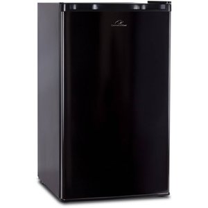 lot 1843 image: Westinghouse 3.2 cu ft Refrigerator with Freezer, Black