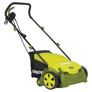 lot 1846 image: 13 in. 12 Amp Electric Scarifier  Lawn Dethatcher with Collection Bag